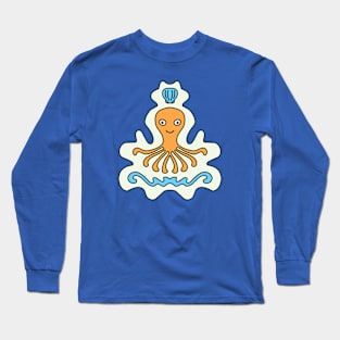 Cute Cartoon Octopus Long Sleeve T-Shirt